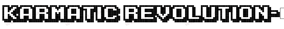 Karmatic Revolution字体转换